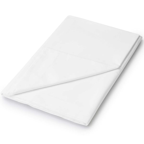 Plain Dye Polycotton Flat Sheet - White